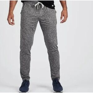 Vuori Ponto DreamKnit Performance Jogger Pants Charcoal Heather Grey Small
